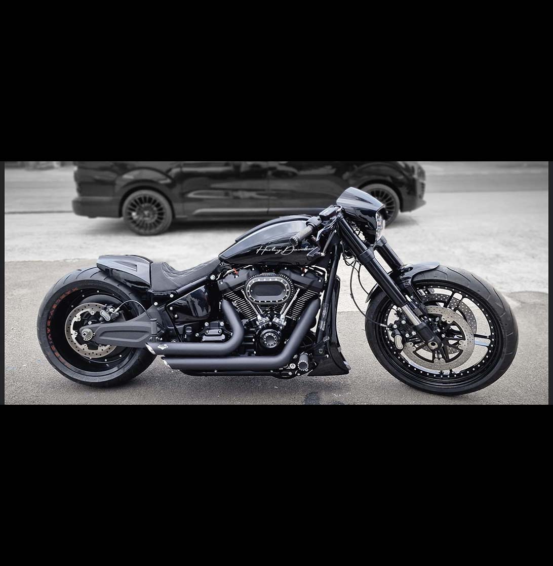 Moto Harley Davidson softail 114