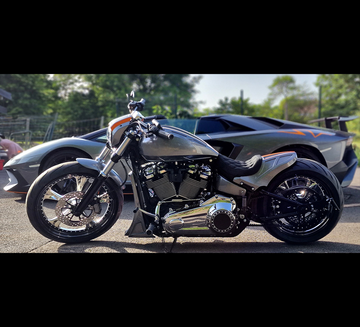 Moto Harley Davidson softail 114