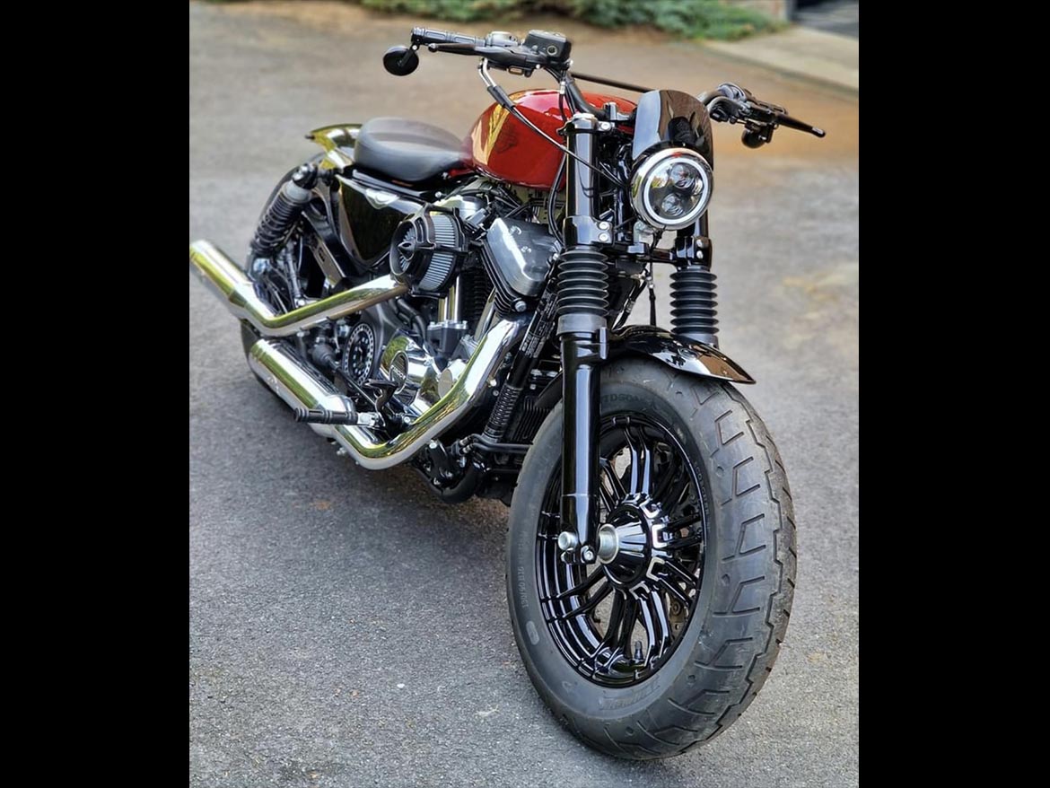 Moto Harley Davidson sporster demon